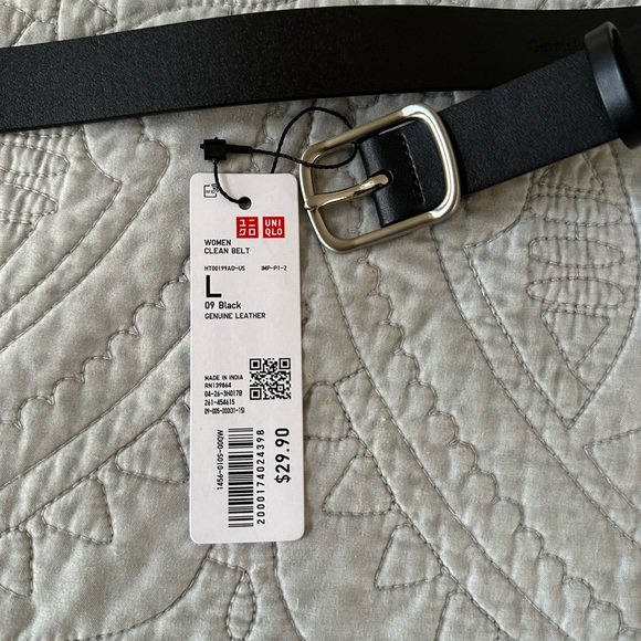 Uniqlo Accessories Uniqlo Nwt Genuine Leather Belt Poshmark